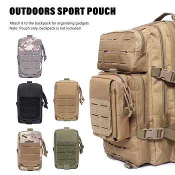 Спортивная сумка на открытом воздухе, нейлоновая компактная сумка 600D, органайзер для гаджетов, держатель телефона, сумка для рюкзака, поясная сумка, тактические поясные рюкзаки