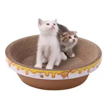 Кроватка-когтеточка для кошек, двухслойная доска для кошек, съемная удобная когтеточка для котенка, подарок для кошки