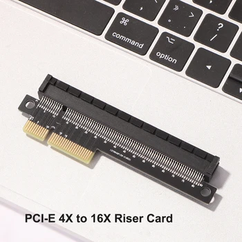 Настольный компьютер PCI-E с 4X до 16X Адаптерной карты PCI-Express Riser Card Converter