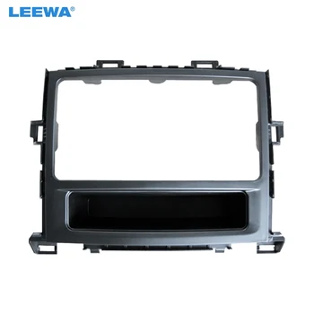 LEEWA Car Stereo Dashboard Panel Fascia Frame Адаптер для Toyota Alphard Vellfire Audio Install Комплект Отделки Лицевой Панели #CA3637