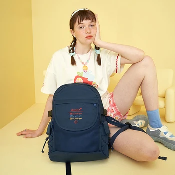 Детский рюкзак ярких цветов в спортивном уличном стиле, школьная сумка для студентов большой емкости, подарок для девочки