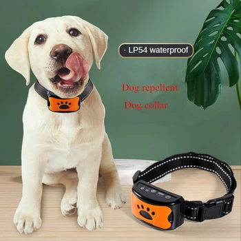Устройство для отпугивания собак от лая USB Электрический Ультразвуковой Ошейник для дрессировки собак Вибрационный ошейник от лая для собак