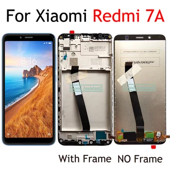 Черный 5,4-дюймовый Новый Для Xiaomi Redmi 7A M1903C3EG M1903C3EI M1903C3EE ЖК-дисплей С Сенсорным Экраном и Цифровым Преобразователем В Сборе/С рамкой