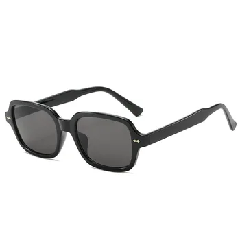 Маленькие квадратные солнцезащитные очки для женщин Оптом Rendy Personality Black Wild Gradient Color Glasses Fashion