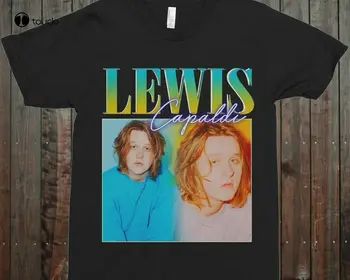 Льюис Капальди 90S Crewneck Винтажная футболка на заказ aldult Подростковая унисекс с цифровой печатью Футболка модная забавная новая