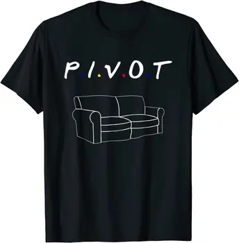 Футболка Pivot с забавными надписями 90-х, подарочная мужская хлопковая футболка с круглым вырезом и модным принтом