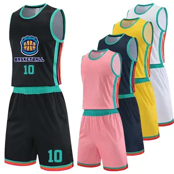Мужская баскетбольная форма большого размера из 2 частей, костюм сухой посадки, дышащий, плюс размер, профессиональная баскетбольная майка, мужская спортивная одежда
