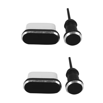 2X USB C, комплект алюминиевых пылезащитных штекеров Type-C, порт для зарядки, 3,5 мм разъем для наушников, аксессуары для мобильных телефонов Huawei Mate 20