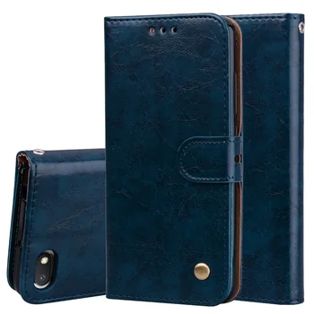 Кожаный Бумажник Флип-Чехол Для Xiaomi Redmi 6A Case, Держатель для карт, Магнитная Обложка-Книжка Для Xiomi Redmi6A 6a, Защитный Чехол Для Телефона