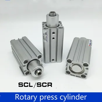 Газовый вертикальный тип SCR32 SCL16-10/20/30/50 поворотный зажим и зажим цилиндра нижнего давления вращающийся цилиндр