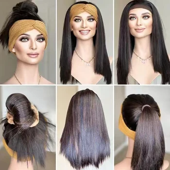 Еврейский парик Bestyle, кошерные парики, европейский парик с резинкой для волос, натуральный цвет, блики, Шейтели для женщин