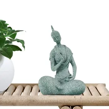 Статуэтки Будды для медитации в Северной Вэй, Статуя Будды из смолы, Декор Будды с устойчивым основанием для йоги, Бонсай, Аквариум для аквариума для дома