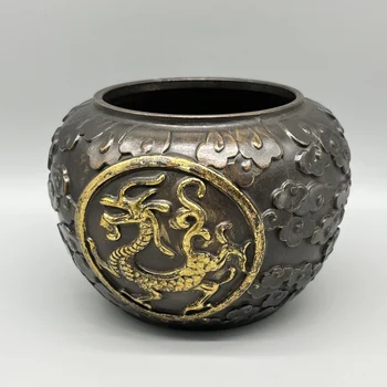 Соберите китайские украшения из старинной латуни с позолотой и ручной работы 