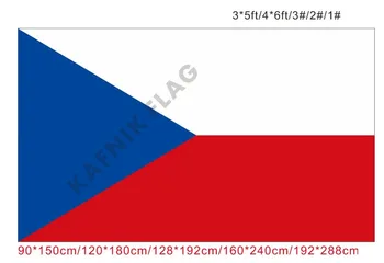 КАФНИК, бесплатная доставка 90x150 см/128*192 см/160*240 см/192*288 см большие флаги Флаг Чешской Республики для внутреннего наружного декоративного