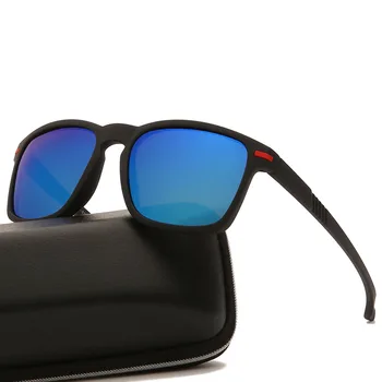 Бренд Дизайн Поляризованные Солнцезащитные Очки Для Мужчин Солнцезащитные Очки Для Вождения Мужские Квадратные Солнцезащитные Очки UV400 Оттенков Очки gafas de sol