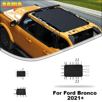 Ткань Оксфорд BAWA/Холст Мягкая Крыша, Солнцезащитный Козырек для Автомобиля Ford Bronco 4-door 2021 UP, Защита От Ультрафиолета, Внешние Аксессуары