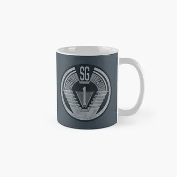 Stargate Sgi Классическая кружка с ручкой с фотопечатью, Круглая посуда для напитков с изображением кофе, чашка с простым дизайном, подарки с изображением чая