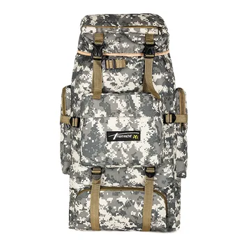 70-литровый походный рюкзак, походная сумка большой емкости, камуфляжный походный багаж, походный рюкзак