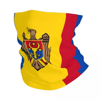 Гетры с флагом Молдовы для мужчин и женщин, солнцезащитная маска для лица, зимняя бандана, шарф для пеших прогулок