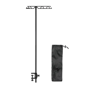Отшлифованный гвоздь и настольный съемный держатель для кемпинговой лампы двойного назначения, практичный высокопрочный металлический черный кронштейн для походного фонаря