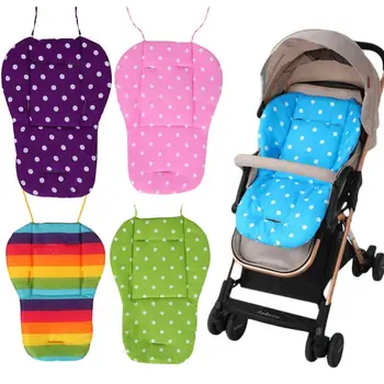 Подушка для детской коляски Дышащая подушка с двусторонним цветным точечным принтом Подушка для сиденья детской коляски Коврик для обеденного стула