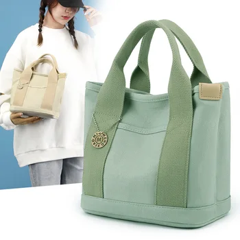 Осенне-зимняя женская сумка-тоут из тысячеслойного холста, новый стиль для работы и прогулок с детьми, сумка для мамы