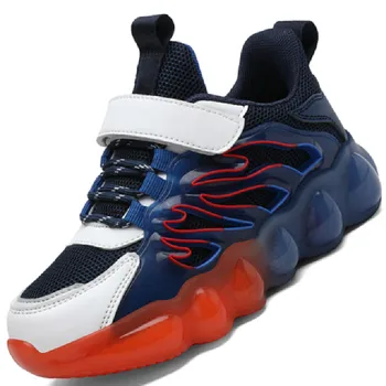 Сетчатая дышащая спортивная обувь для мальчиков Удобные детские кроссовки Кроссовки для отдыха 2023 Весна Новая Детская повседневная обувь для прогулок