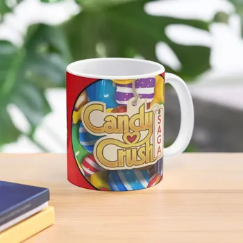 Кофейная кружка с логотипом Candy Crush, забавные кофейные чашки на заказ