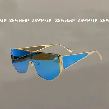 Роскошные брендовые мужские и женские солнцезащитные очки, Элегантные квадратные Винтажные металлические очки, Модные Модные женские дизайнерские очки для улицы UV400
