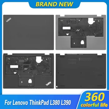 Новый Чехол Для Ноутбука Lenovo ThinkPad L380 L390 ЖК-Задняя Крышка Подставка Для Рук Верхний Верхний Корпус Клавиатура Нижняя Крышка Черный