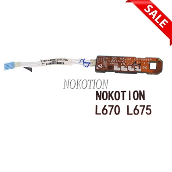 Nokotion NALAA LS-6044P для Toshiba Satellite Pro L670 L675 Плата кнопки включения с кабелем