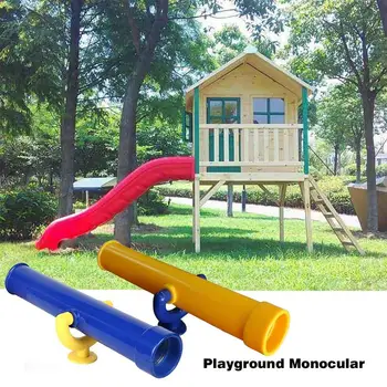 Новый стиль, Монокуляр для детской площадки, Пиратский Телескоп, Пластиковые Игрушечные качели, Аксессуар Зелено-желтого цвета для деревянных качелей на открытом воздухе.