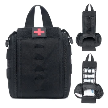 Медицинская сумка для выживания на открытом воздухе, охотничья медицинская сумка Molle, тактическая аптечка первой помощи, сумка для медицинских принадлежностей, поясная сумка, нейлоновая сумка для выживания