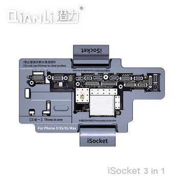 Qianli iSocket для iPhone X XS XSMAX Функция платы логики Диагностический быстрый тестер для ремонта телефона Качественное устройство для тестирования материнской платы