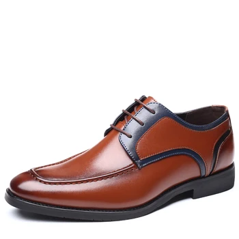 Мужская Официальная обувь 2020, Новейшие Мужские Модельные туфли, Кожаные Оксфорды, Дизайнерские Модные Свадебные Туфли, Мужские Оксфорды, Большие Размеры 38-48