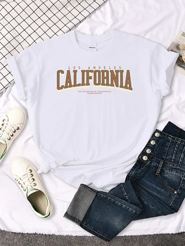 Футболка Los Angeles California The Winner Of Tournaments, винтажная уличная футболка, летняя футболка, незаменимая мягкая дышащая футболка