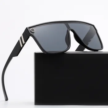 Негабаритные Красочные цельные солнцезащитные очки для мужчин женщин Фирменный дизайн Спорт на открытом воздухе Езда на велосипеде Вождение автомобиля Солнцезащитные очки Eyewear Goggle