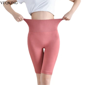 Бесшовные шорты для йоги с высокой талией VEQKING, женские облегающие короткие леггинсы для фитнеса, быстросохнущие спортивные шорты для тренировок в тренажерном зале с эффектом пуш-ап