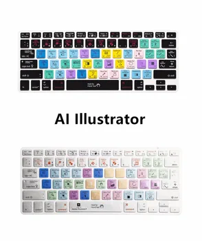 Для A1278 AI Adobe Illustrator Клавиатура Быстрого Доступа Экранная Обложка Для iPhone iMac, Macbook Pro Air 13 15 KC_A1278