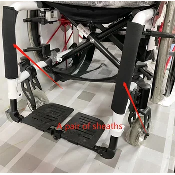 Пара ножен для предплечья спортивной инвалидной коляски Леггинсы тканевый чехол Ручные аксессуары для инвалидных колясок