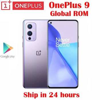 Новый Официальный Оригинальный Мобильный Телефон Oneplus 9 5G Snapdragon888 6,55 дюймов AMOLED с частотой обновления 120 Гц 50 МП 4500 мАч 65 Вт Зарядка со вспышкой NFC