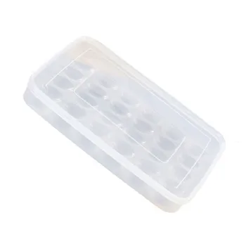 Ящик для хранения яиц в холодильнике Пылезащитный лоток для хранения с защитой от столкновений для домашнего кухонного холодильника