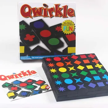Новые Развивающие игрушки Qwirkle Деревянные шахматы Интерактивные Игры для родителей и взрослых Игрушки для детей и взрослых
