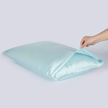 Наволочка из 100% чистого шелка толщиной 19 мм, 1 шт., наволочка с обеих сторон, чехол для подушки Можно использовать круглый год
