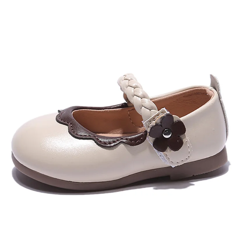 2023 Весенне-осенние новые кожаные туфельки для девочек, туфли для маленьких принцесс, тонкие туфли, детская обувь, обувь для дошкольников