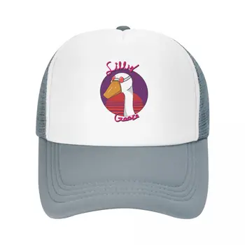 Бейсбольная кепка Silly Goose Synthwave, бейсболка-качалка, бейсболка для регби, кепка для мальчиков, женская кепка