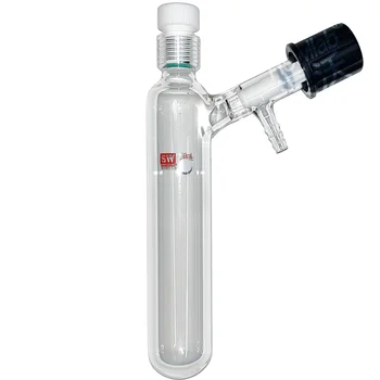 Бутылка для хранения растворителя с высоковакуумным клапаном, бутылка Schlenk, бутылка, устойчивая к давлению, Органическая коррозионная стойкость, 10-250 мл