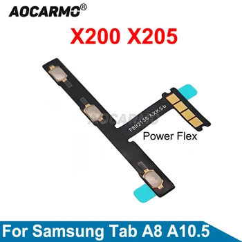 Aocarmo Для Samsung Galaxy Tab A8 10.5 SM-X200 X205 Кнопки включения/Выключения громкости Гибкий кабель Запасная часть