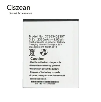 Ciszean 1x3,8 В 2350 мАч Замена C786340235T Литий-ионный Аккумулятор Для BLU Studio 5,5 S D630 D630L D630U + Код отслеживания